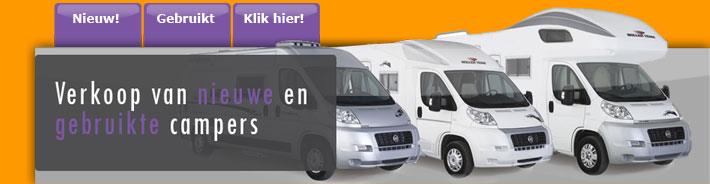 Verkoop van nieuwe en gebruikte campers